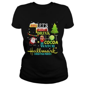 Santas Claus I just want to bake stuff and watch christmas movies shirt