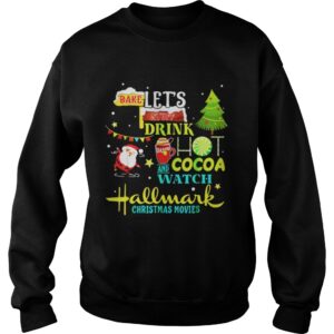 Santas Claus I just want to bake stuff and watch christmas movies shirt 3