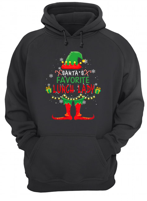Santa's Favorite Lunch Lady Christmas Holiday Gift T-Shirt Santa's Favorite Lunch Lady Christmas Holiday Gift T-Shirt