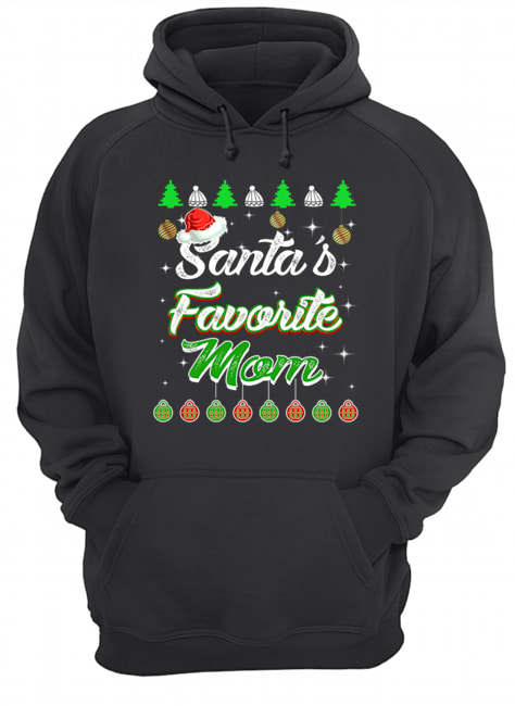Santa's Favorite Mom Awesome Christmas T-Shirt Santa's Favorite Mom Awesome Christmas T-Shirt