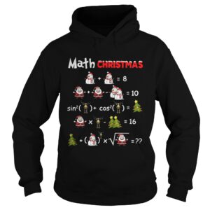 Satan Snowman Math Christmas Shirt