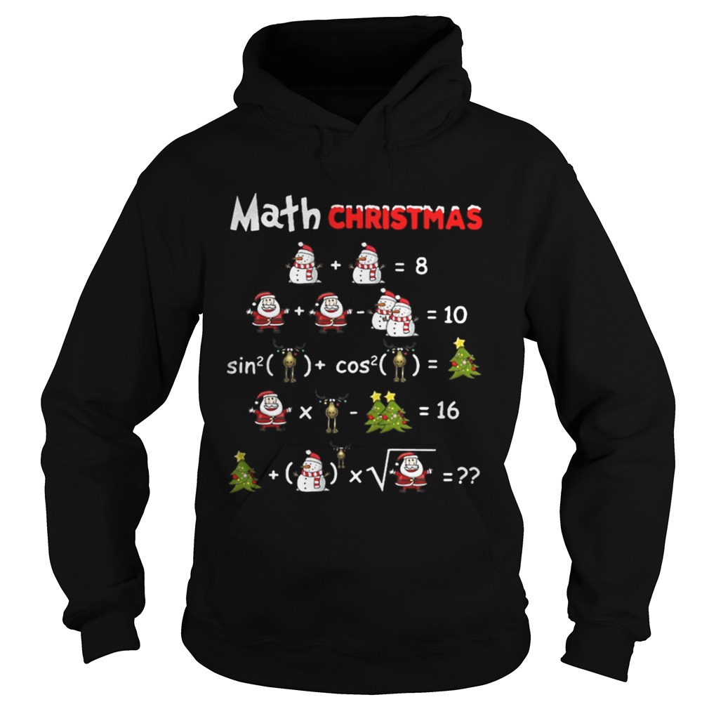Satan Snowman Math Christmas Shirt Satan Snowman Math Christmas Shirt