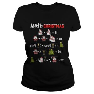Satan Snowman Math Christmas Shirt
