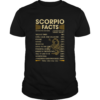 Scorpio Facts Serving per container Daily Value shirt