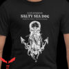Sea Dog T-Shirt Salty Soft Pirate Sailor Fisherman Captain