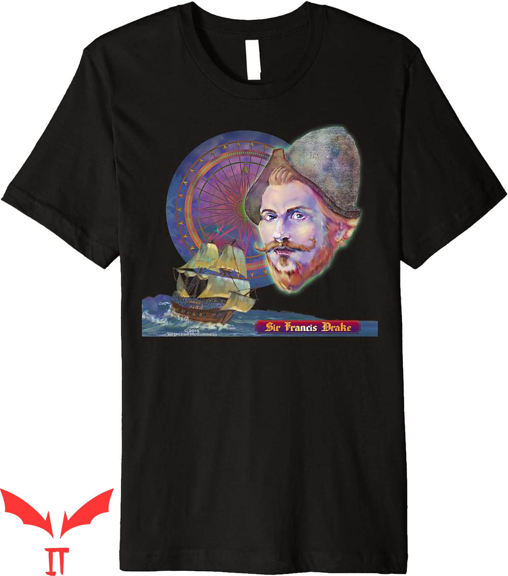 Sea Dog T-Shirt Sir Francis Drake Queen's English Sea Dog T-Shirt Sir Francis Drake Queen's English