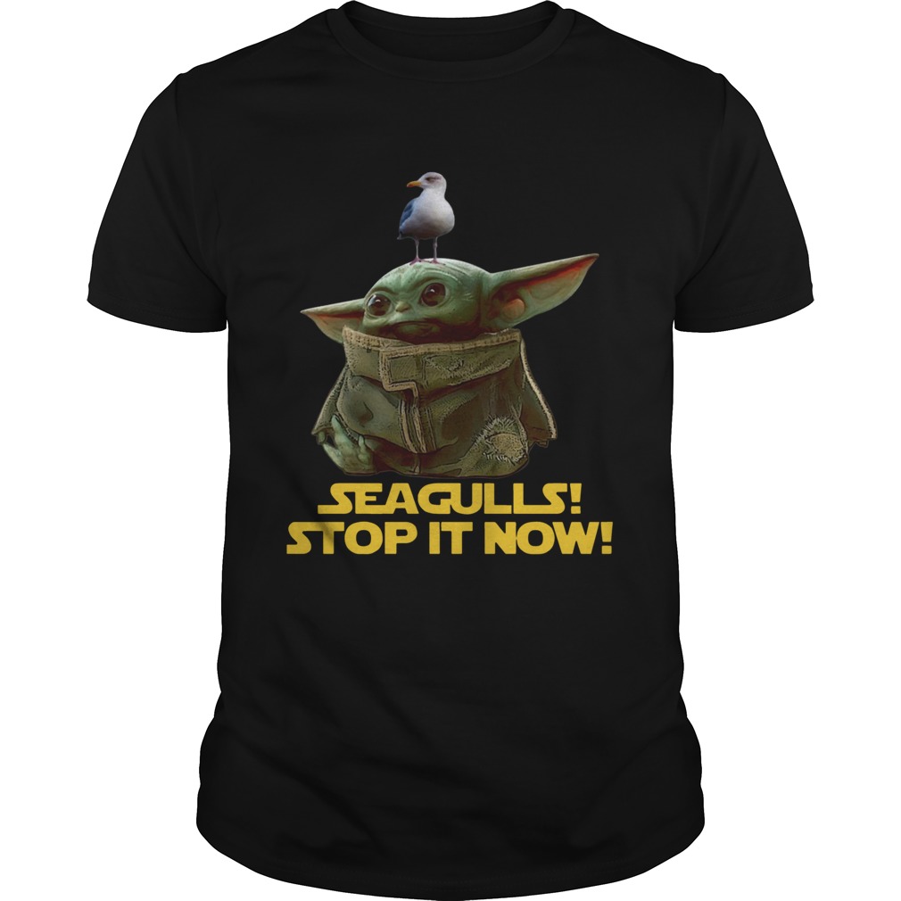 Seagulls Stop It Now Baby Yoda shirt Seagulls Stop It Now Baby Yoda shirt