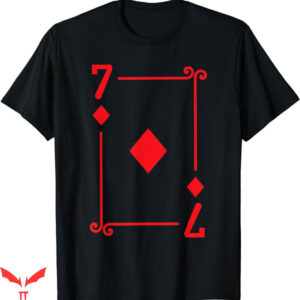 Seven Diamonds T-Shirt Matching Diamonds Card Suits T-Shirt