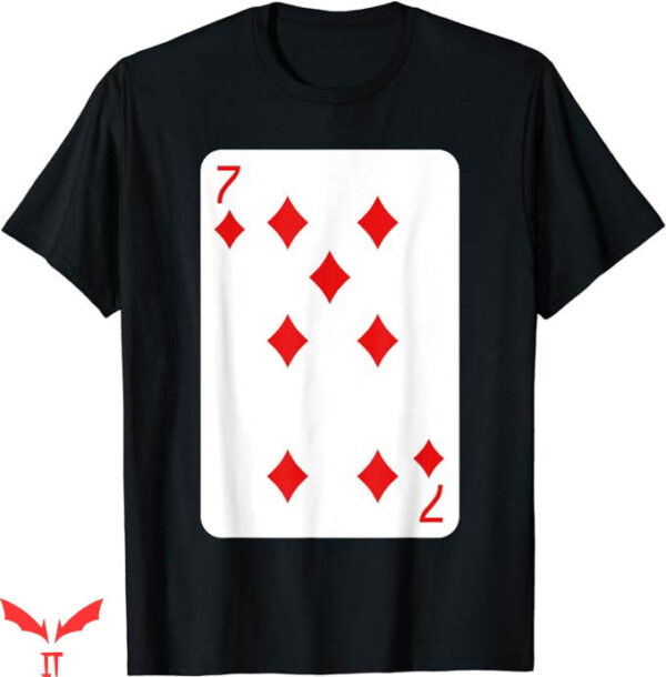 Seven Diamonds T-Shirt Seven Of Diamonds Playing Card TShirt