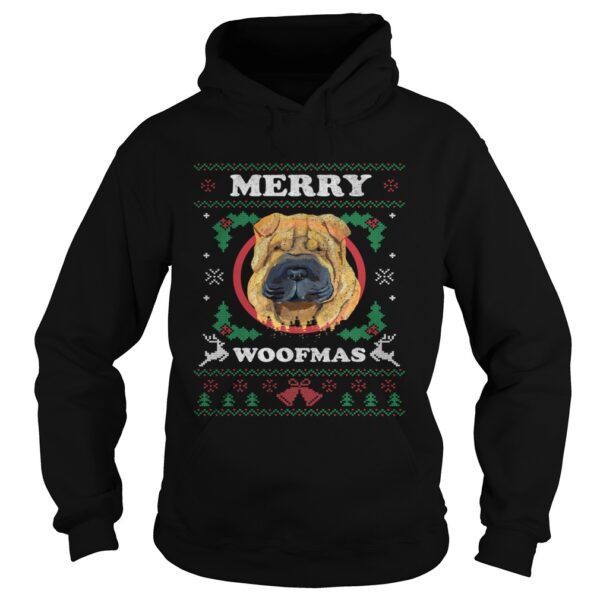 Shar Pei Dog Merry Woofmas Ugly Christmas shirt
