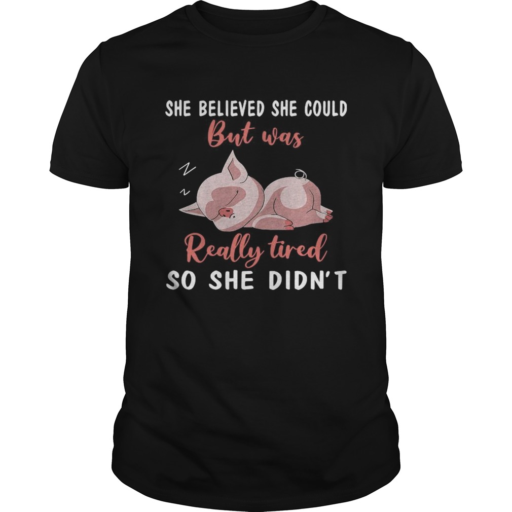 She Belived She Could But Was Really Tired So She Didnt shirt She Belived She Could But Was Really Tired So She Didnt shirt