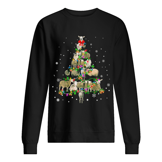Sheep Christmas Tree T-Shirt Sheep Christmas Tree T-Shirt