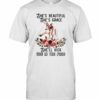 She’s Beautiful She’s Grace She’ll Kick You In The Face Flower T-Shirt
