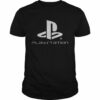 Silver Playstation logo shirt