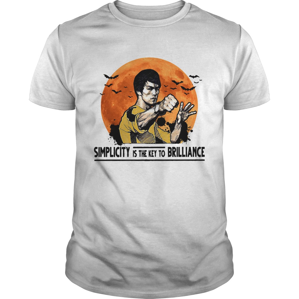 Simplicity is the key to brilliance halloween shirt Simplicity is the key to brilliance halloween shirt