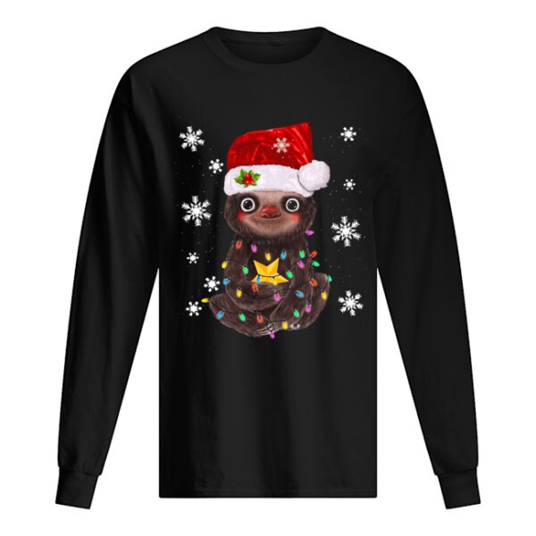 Sloth Christmas Light shirt