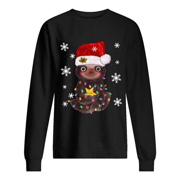 Sloth Christmas Light shirt