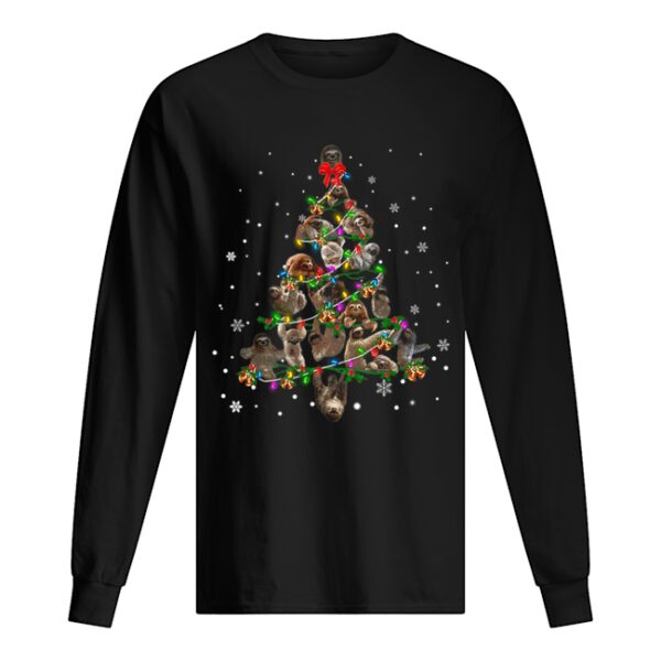 Sloth Christmas Tree T-Shirt