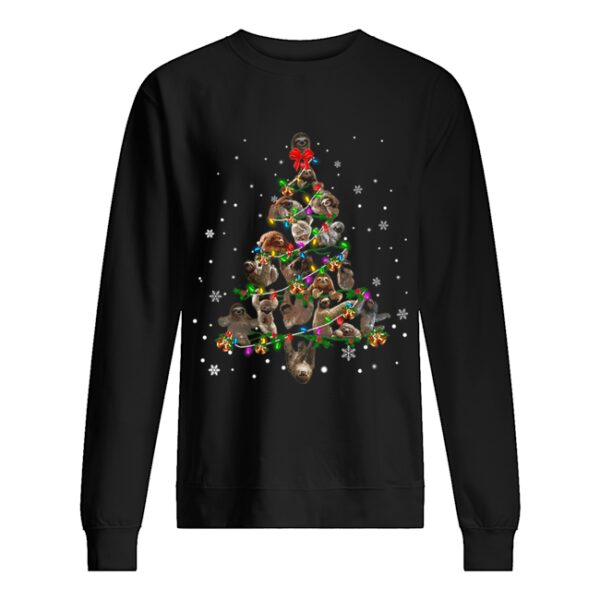 Sloth Christmas Tree T-Shirt