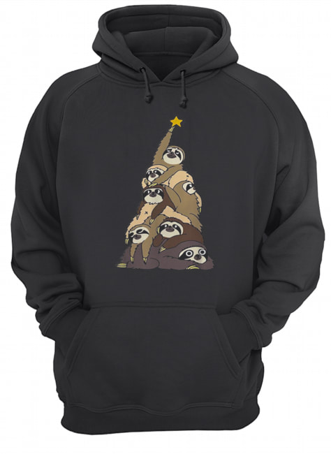 Sloth Christmas tree shirt Sloth Christmas tree shirt
