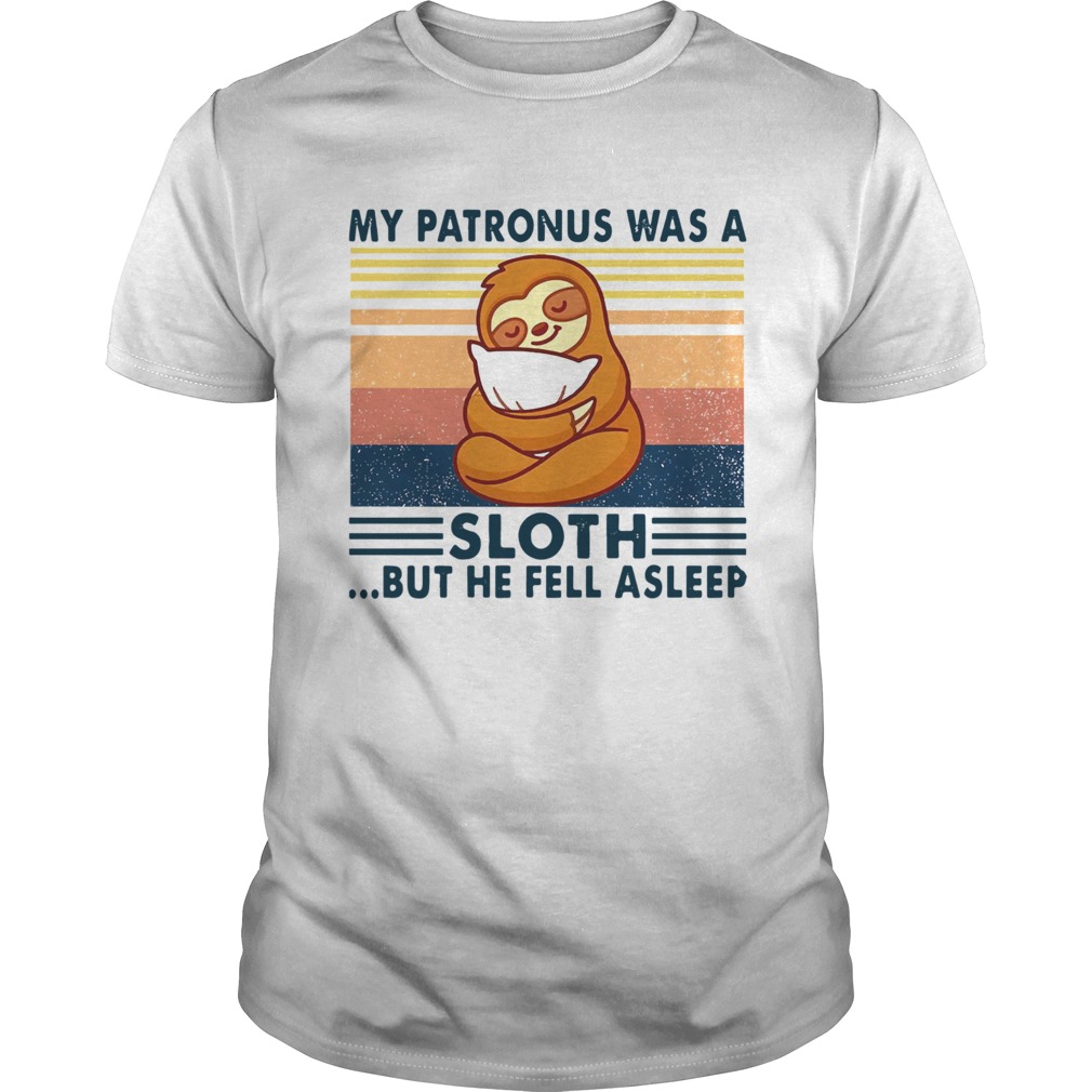 Sloth My Patronus Was A Sloth But He Fell Asleep Vintage shirt Sloth My Patronus Was A Sloth But He Fell Asleep Vintage shirt