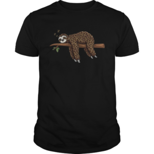 Sloth zzz Leopard shirt