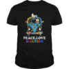 Snoopy And Charlie Brown Peace Love Autism shirt
