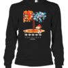 Snoopy And Woodstock Fall Leaves Snowflakes Tree Merry Christmas Loading T-Shirt