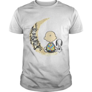 Snoopy Charlie Brown Autism I Love You To The MoonBack shirt