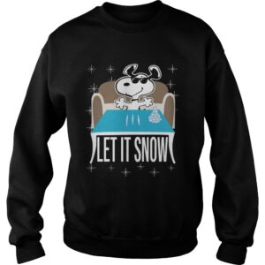 Snoopy Dog Walmart Cocaine Santa Let It Snow Christmas shirt 3