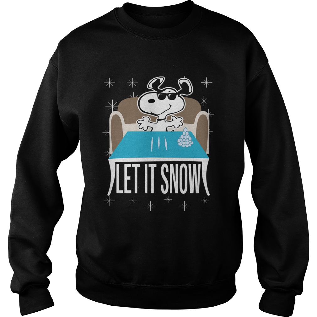 Snoopy Dog Walmart Cocaine Santa Let It Snow Christmas shirt Snoopy Dog Walmart Cocaine Santa Let It Snow Christmas shirt