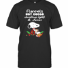 Snoopy Flannels Hot Cocoa Christmas Lights And Jesus T-Shirt