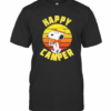 Snoopy Happy Camper Vintage Retro T-Shirt