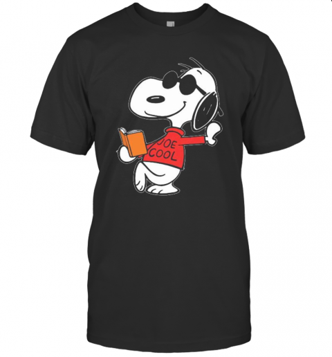 Snoopy Reading Book Joe Cool T-Shirt Snoopy Reading Book Joe Cool T-Shirt