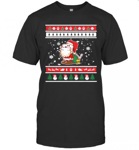 Snoopy Santa Claus Ugly Christmas T-Shirt Snoopy Santa Claus Ugly Christmas T-Shirt