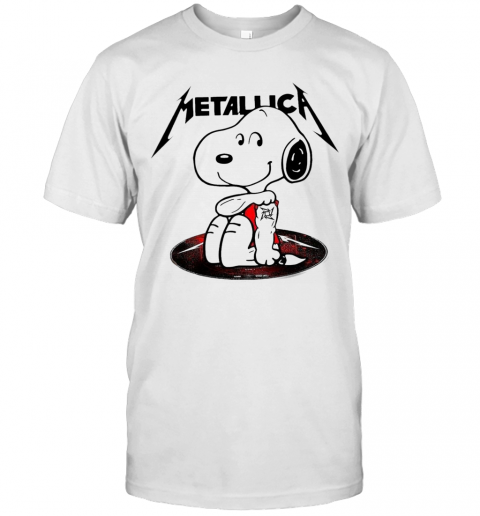 Snoopy Tattoo Metallica T-Shirt Snoopy Tattoo Metallica T-Shirt