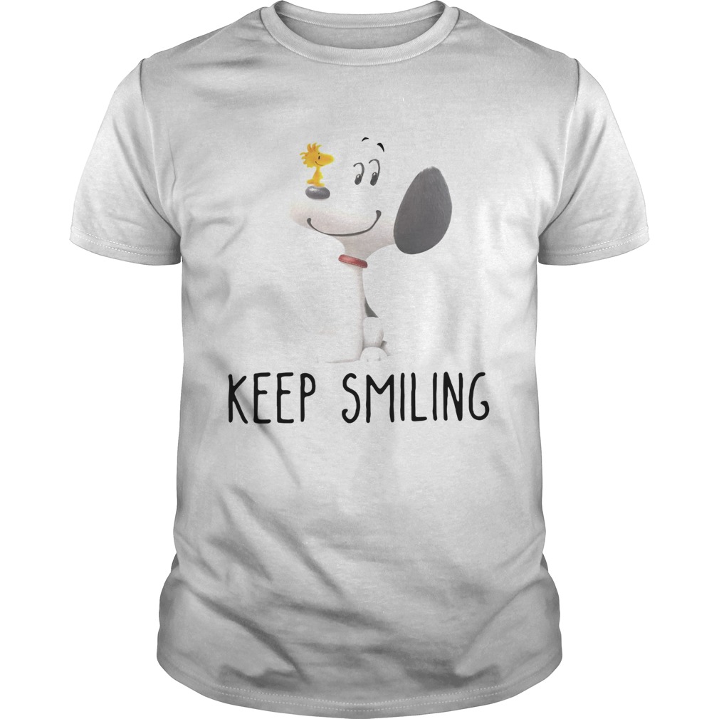 Snoopy and Woodstock keep smiling shirt Snoopy and Woodstock keep smiling shirt