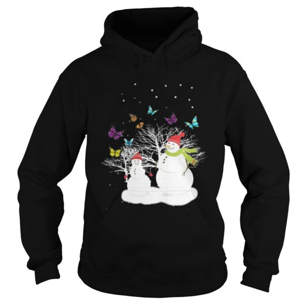 Snowman And Butterfly Shirt