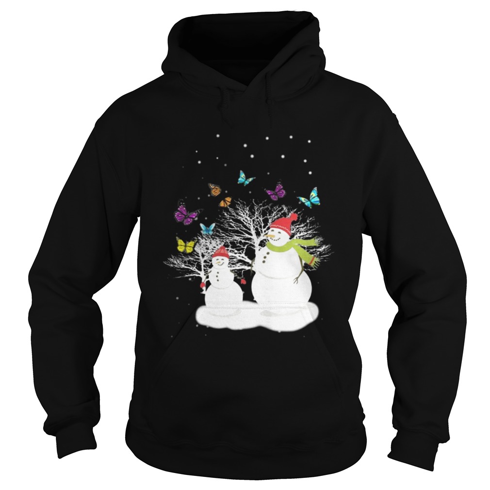 Snowman And Butterfly Shirt Snowman And Butterfly Shirt
