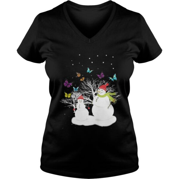 Snowman And Butterfly Shirt