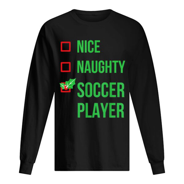 Soccer Player Funny Pajama Christmas Gift shirt