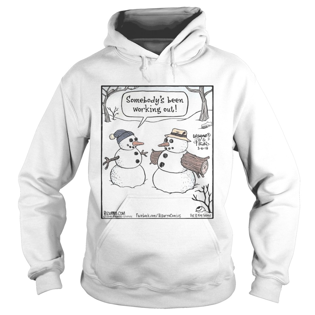 Somebodys Been Working Out Christmas Shirt Somebodys Been Working Out Christmas Shirt