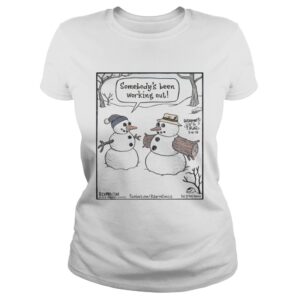 Somebodys Been Working Out Christmas Shirt