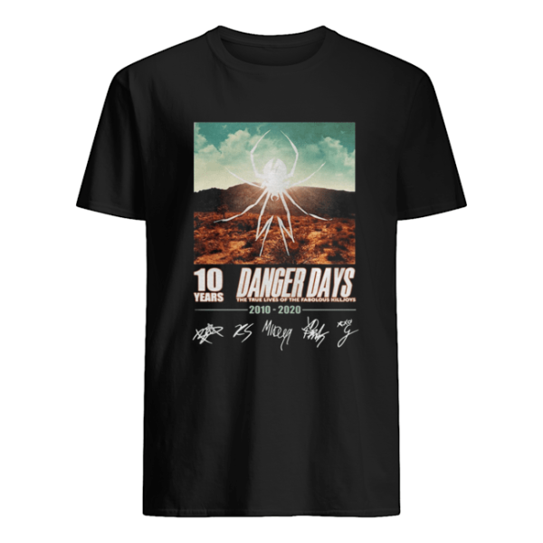 Spider 10 years Danger Days The True Lives Of The Fabolous Killjoys 2010 2020 Signatures shirt