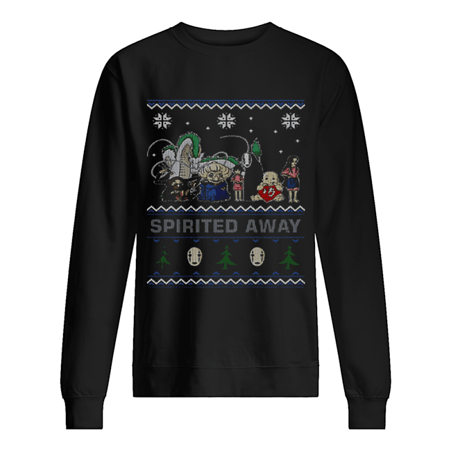 Spirited Away ugly Christmas shirt Spirited Away ugly Christmas shirt