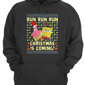 Spongebob Patrick Star Christmas is coming shirt 3