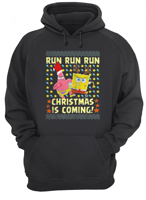 Spongebob Patrick Star Christmas is coming shirt Spongebob Patrick Star Christmas is coming shirt