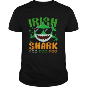 St Patricks Day Irish Shark Funny Gift For Men Women Kids shirt