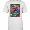 Stained Glass Style Dancing Stitch T-Shirt