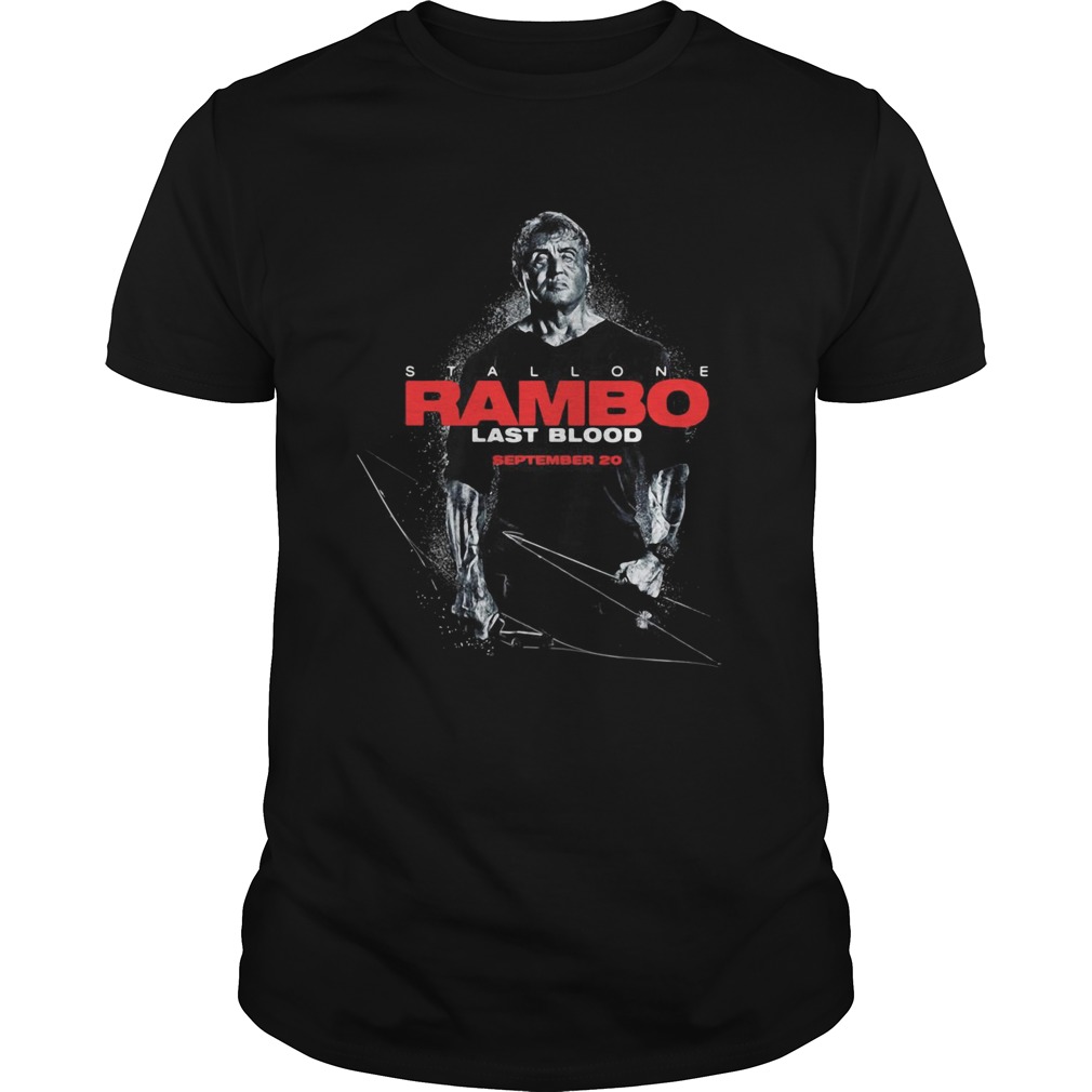 Stallone Rambo last blood September 20 shirt Stallone Rambo last blood September 20 shirt